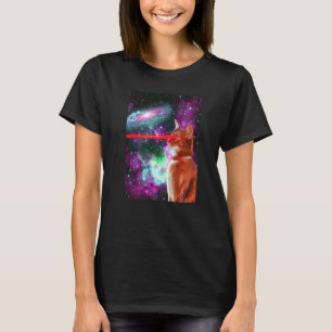 Camiseta Gatos En El Espacio Astral Cósmico Astronauta Gala