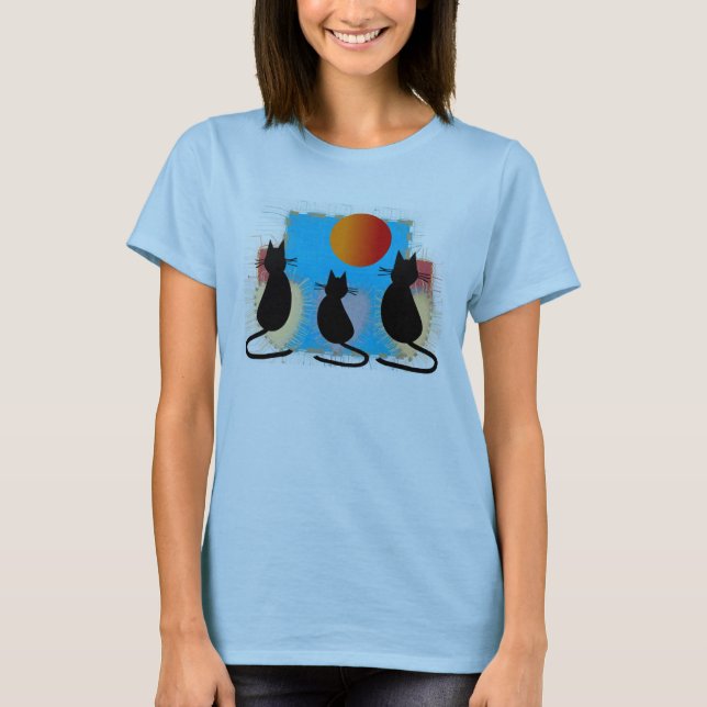 Camiseta Gatos en el Sun (Anverso)