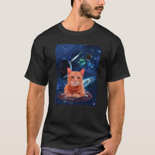 Camiseta Gatos En Galaxia Astral Astronauta Espacial