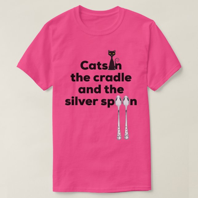 Camiseta Gatos en la cuna Esencial TShirt (Diseño del anverso)