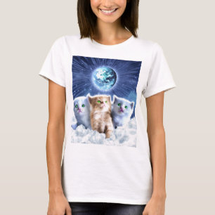 Camiseta Gatos en la nube
