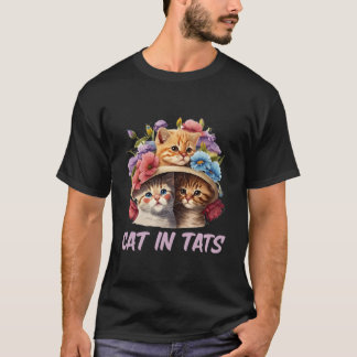 Camiseta Gatos En Tats Tatuaje De Gato Gatito Tatuado
