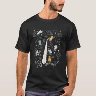 Camiseta Gatos espaciales Milkyway Galaxy Gato Gatito Lover