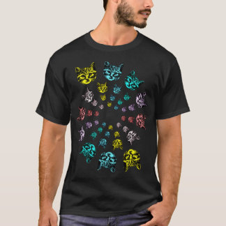 Camiseta Gatos espirales