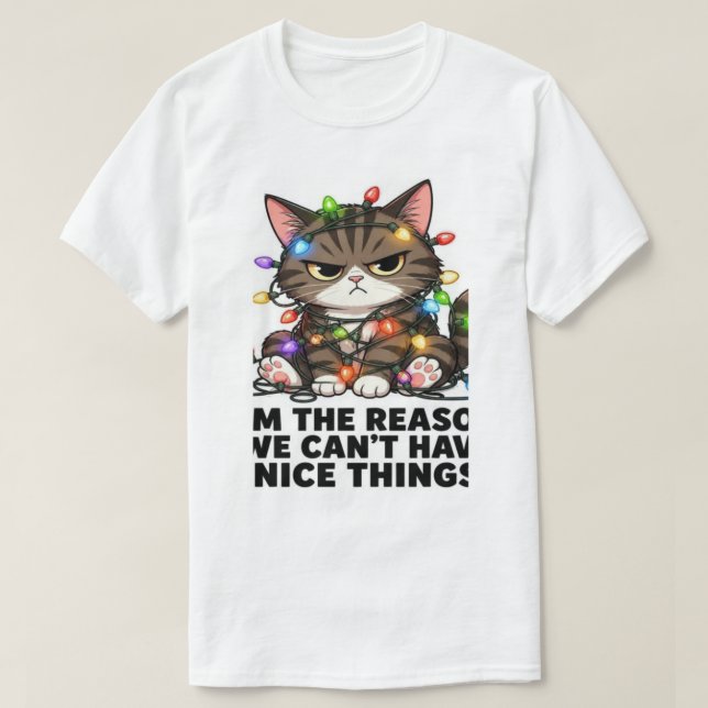 Camiseta Gatos Estilo Cool. (Diseño del anverso)