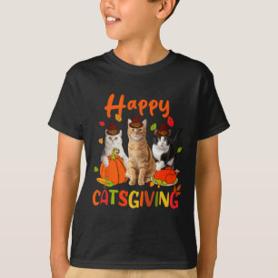 Camiseta Gatos felices dan las gracias Kitten de Acción de