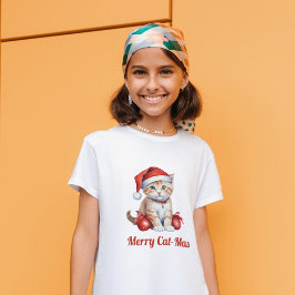 Camiseta Gatos festivos con disfraces de Navidades - Vibe d