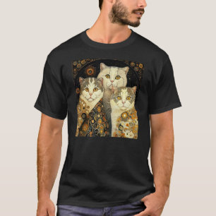 Camiseta Gatos fold escoceses en Obra Maestra de Gustav Kli