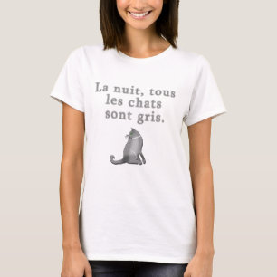 Camiseta Gatos franceses que dicen productos