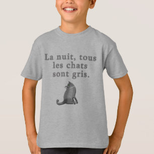 Camiseta Gatos franceses que dicen productos