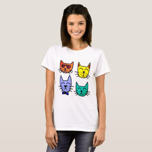 Camiseta Gatos frescos