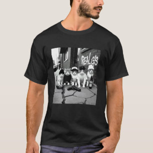 Camiseta Gatos gánster divertidos hombres mujeres amante ga