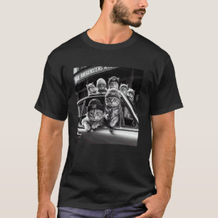 Camiseta Gatos gánster divertidos hombres mujeres amante ga