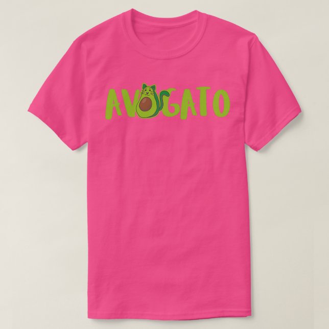 Camiseta Gatos Gatos Clase de Regalo de Cumpleaños Aguacate (Diseño del anverso)