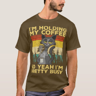 Camiseta Gatos graciosos café gatos mamá papá espresso sarc