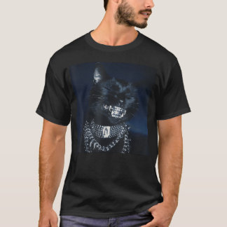 Camiseta Gatos Grillz Divertido Gatito Meme Gato Sonriendo