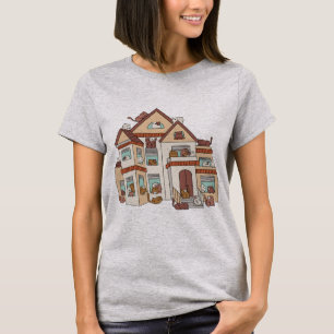 Camiseta Gatos guapos en la casa de gatitos graciosos para