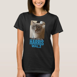 Camiseta Gatos Guay para Harris/Walz- t negro