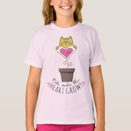 Camiseta - Gatos Hacen que el Corazón Crezca - Ros