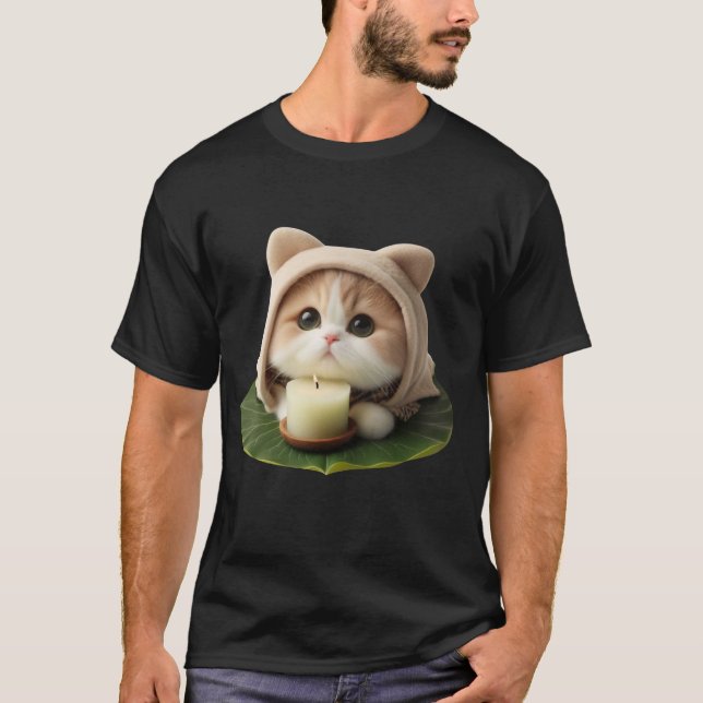 Camiseta gatos interiores (Anverso)