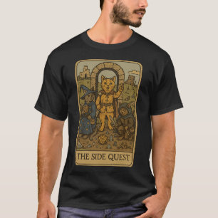 Camiseta Gatos Jugadores De Rpg Divertido Tarot De Misión S