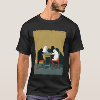Camiseta Gatos Jugando Póquer