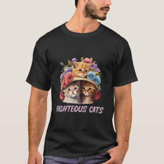 Camiseta Gatos Justos Humor de Gato Gatito Mamá Gato