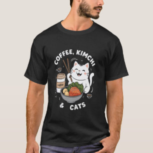 Camiseta Gatos Kimchi Café