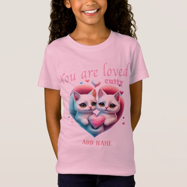 Camiseta Gatos Lindos (Anverso)