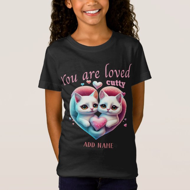 Camiseta Gatos Lindos (Anverso)