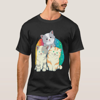 Camiseta Gatos Lindos Gatitos Mascotas Hermosas Animales He
