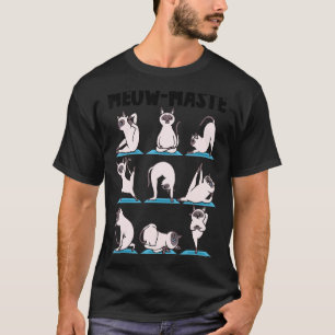 Camiseta Gatos lindos maestros de yoga Asana Poses Meditaci