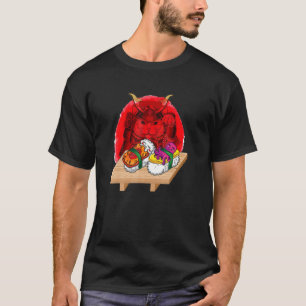 Camiseta Gatos Lindos Nigiri Japonés Gato Lindo Ama Sushi