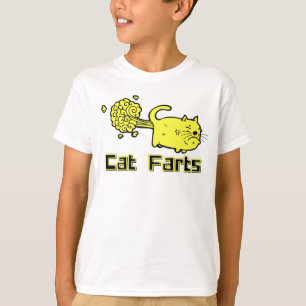 Camiseta Gatos Lindos que se Pasan de Gases humor para aman
