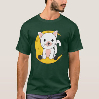 Camiseta Gatos lunares animales lindos para amigos de la no