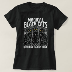 Camiseta Gatos Mágicos Negros