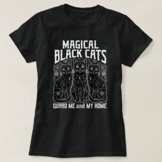 Camiseta Gatos Mágicos Negros