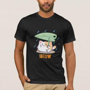 Camiseta gatos maullan en un diseño asombroso
