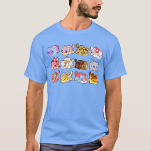 Camiseta Gatos Meemeow Lindos Giftee para y Amantes de los
