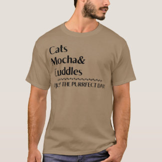 Camiseta Gatos Mocha Cuddles Ella Día Perfecto amiga