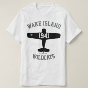 Camiseta Gatos monteses de F4F de la "isla Wake" de