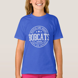 Camiseta Gatos monteses se esfuerzan y corazón