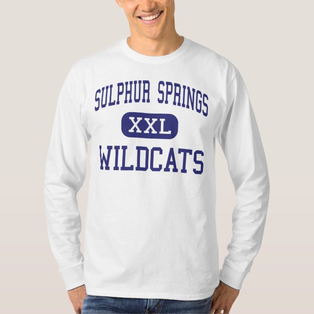 Camiseta Gatos monteses Sulphur Springs de Sulphur Springs (Anverso)