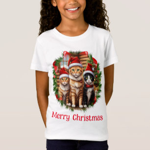 Camiseta Gatos navidades