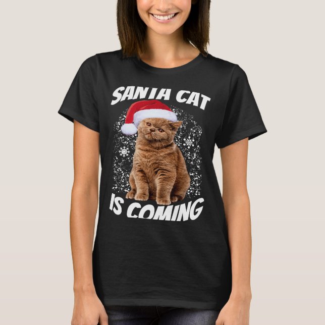 Camiseta Gatos navidades (Anverso)
