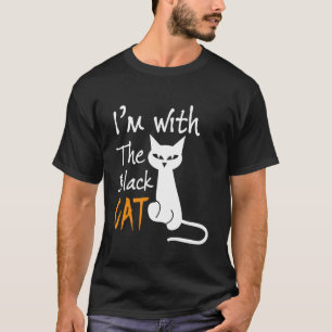 Camiseta Gatos Negros Divertidos de Halloween - Humor con G