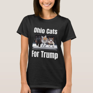 Camiseta Gatos Ohio Para Trump - Gato Político Gracioso