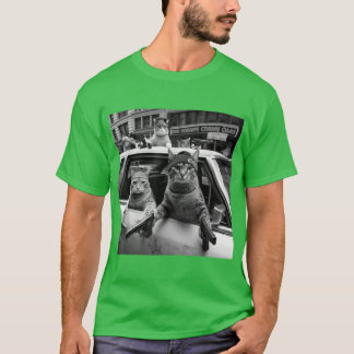Camiseta Gatos pandilleros divertidos amigos de la calle