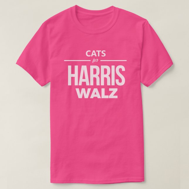 Camiseta Gatos para Harris Walz (Diseño del anverso)