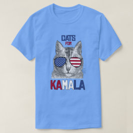 Camiseta Gatos para Kamala